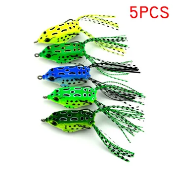 NEW 5 Pcs 5.5cm Soft Tube Bait Frog Topwater Fishing Lure Crankbait Hooks Bass Artificial Tackles
NEW 5 Pcs 5.5cm Soft Tube Bait Frog Topwater Fishing Lure Crankbait Hooks Bass Artificial Tackles