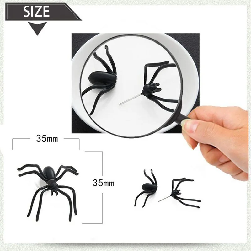 Halloween Artificial Animal Ear Stud Earrings Funny Black Spider Earrings Halloween Ornaments Party Supplies
Halloween Artificial Animal Ear Stud Earrings Funny Black Spider Earrings Halloween Ornaments Party Supplies