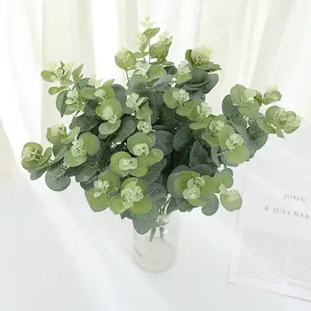 1PC 50CM Wedding Party Home Hotel Desktop Wall Decoration Artificial Eucalyptus Plants Fake Silk Plant Leaves Green
1PC 50CM Wedding Party Home Hotel Desktop Wall Decoration Artificial Eucalyptus Plants Fake Silk Plant Leaves Green