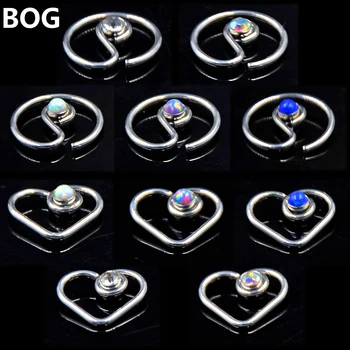 BOG-10PCS Opal Yin Yang Bendable Gem Ring Bendable Daith Heart Ear Trague Cartilage Earring Opal&Crystal Earring for Women 16g
BOG-10PCS Opal Yin Yang Bendable Gem Ring Bendable Daith Heart Ear Trague Cartilage Earring Opal&Crystal Earring for Women 16g