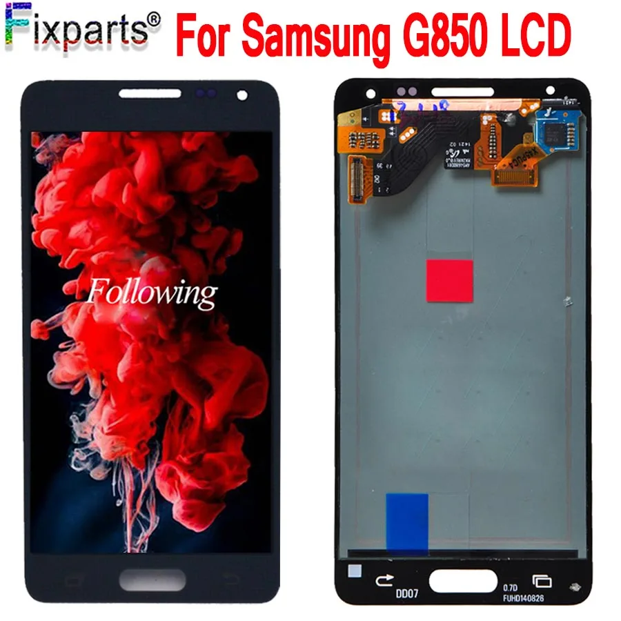 ЖК-дисплей 4 7 дюйма для Samsung Alpha G850 сенсорный экран с цифровым преобразователем в