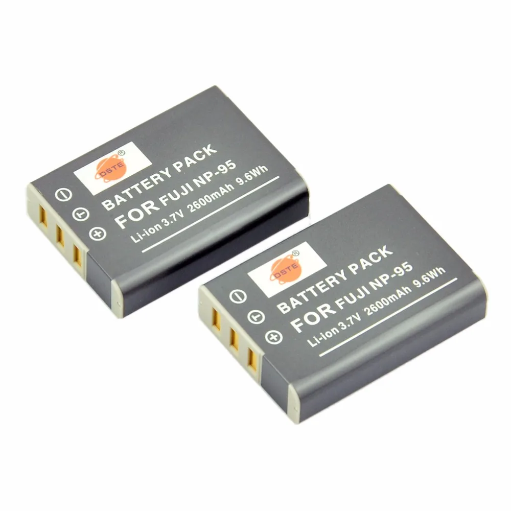 DSTE 2PCS NP-95 Rechargeable Battery for Fuji F30 F31fd Real 3D W1 X-S1 X70 X100 X100S Camera
DSTE 2PCS NP-95 Rechargeable Battery for Fuji F30 F31fd Real 3D W1 X-S1 X70 X100 X100S Camera