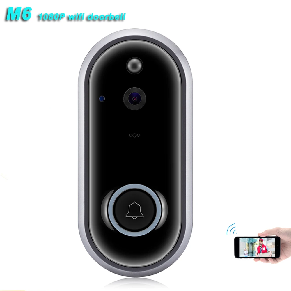 Фото 2018 новый продукт IP-видеодомофон умный дверной звонок HD 720P телефон Wifi M6 | Дверной