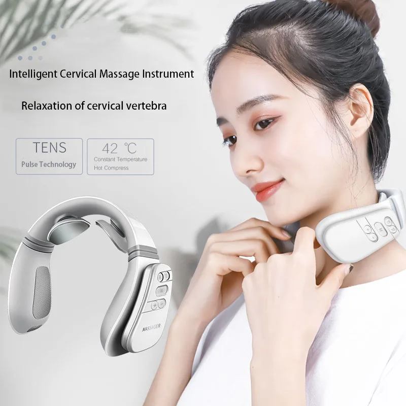 Neck Massager Cervical Vertebra Massager Instrument Multi-function Neck Vibration Pulse Household Intelligent Neck Protector
Neck Massager Cervical Vertebra Massager Instrument Multi-function Neck Vibration Pulse Household Intelligent Neck Protector