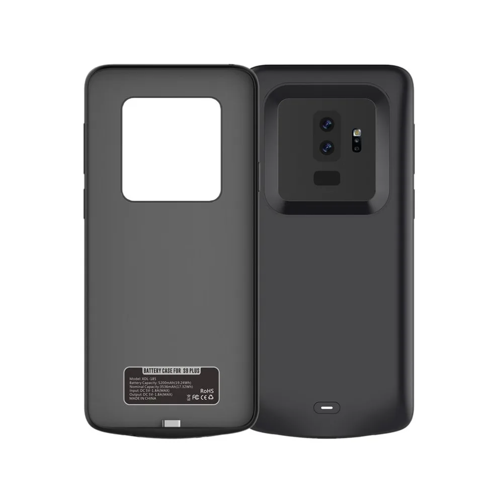 Battery Case 4700mAh/ 5200mAh for Samsung S9 S9 Plus Backup Phone Charging Power Pack Portable Phone Charger External Power Bank
Battery Case 4700mAh/ 5200mAh for Samsung S9 S9 Plus Backup Phone Charging Power Pack Portable Phone Charger External Power Bank
