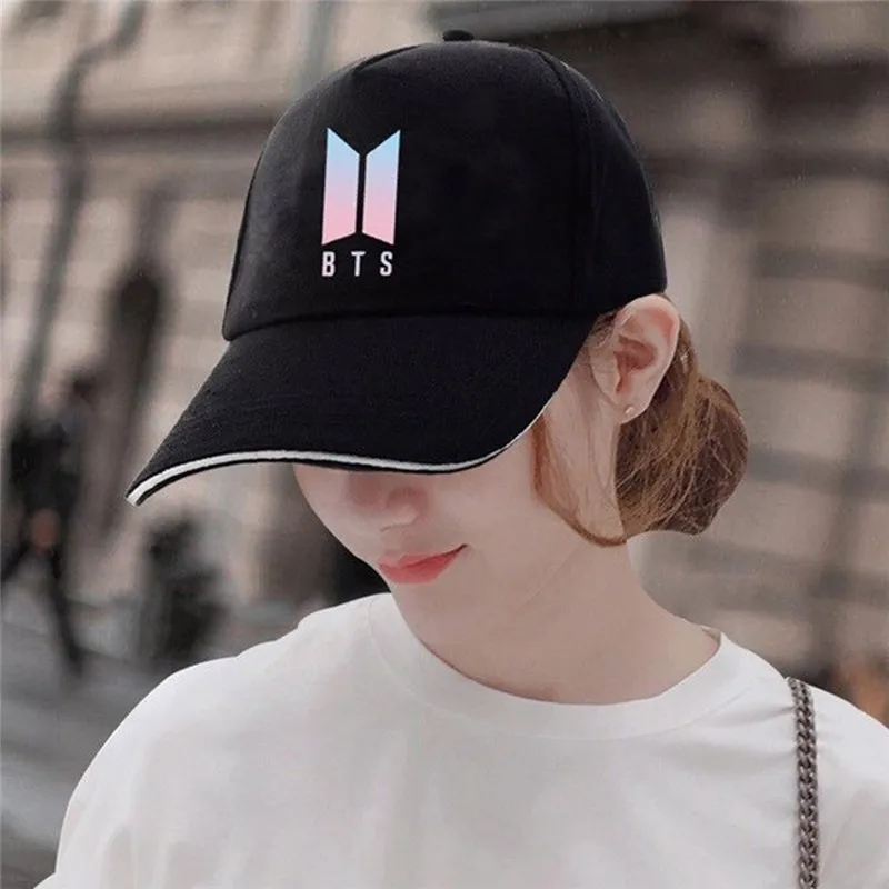 Kpop Bangtan Boys Logo Letters Baseball Caps Men Women Snapback Hip Hop Hat Summer Sun Unisex Streetwear Black Hat
Kpop Bangtan Boys Logo Letters Baseball Caps Men Women Snapback Hip Hop Hat Summer Sun Unisex Streetwear Black Hat