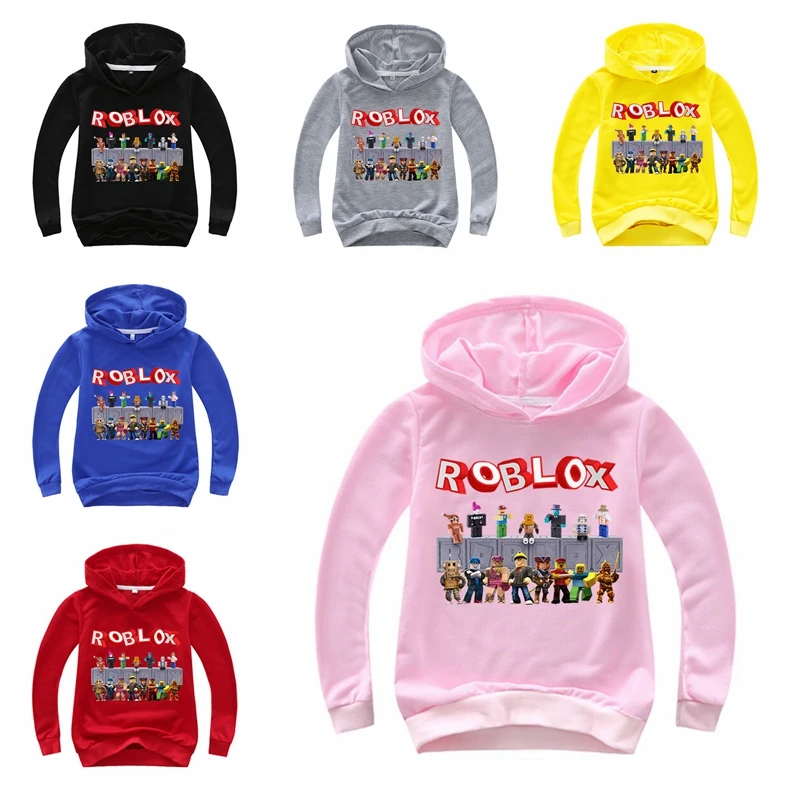 

Roblox Hoodies Shirt For Children Sport Shirt Sweater For Kids Long Sleeve T-shirt Tops Boys Sweatshirt Red Noze Day Costume r54