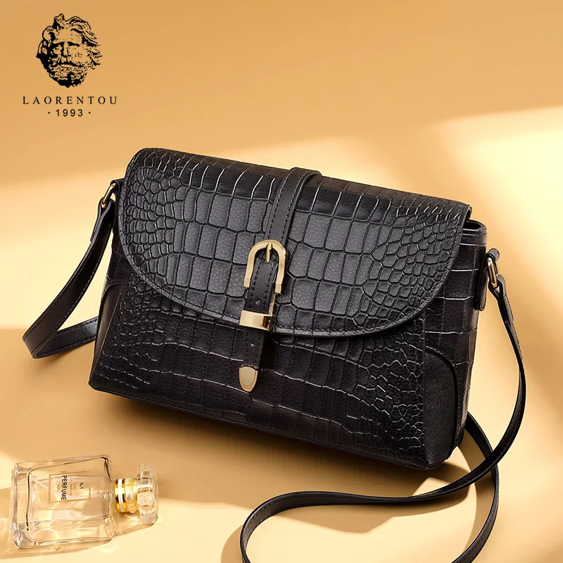 LAORENTOU Lady Cowhide Leather Flap Bag Multi-function Office Lady Commuter Style Shoulder Bags Vintage Alligator Message Bag
LAORENTOU Lady Cowhide Leather Flap Bag Multi-function Office Lady Commuter Style Shoulder Bags Vintage Alligator Message Bag
