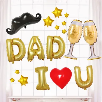 Happy Father's Day Party Balloon Set Dad I Love You Beer Star Decorative Latex Mother's Day Balloons Birthday Mom Family Party
Happy Father's Day Party Balloon Set Dad I Love You Beer Star Decorative Latex Mother's Day Balloons Birthday Mom Family Party