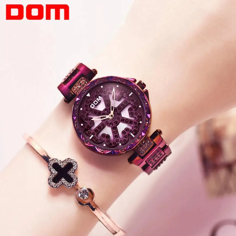 DOM Brand Luxury Women's Quartz Watch Minimalism Fashion Casual Women's Watch Waterproof Stainless Steel Ladies Diamond Watch
DOM Brand Luxury Women's Quartz Watch Minimalism Fashion Casual Women's Watch Waterproof Stainless Steel Ladies Diamond Watch