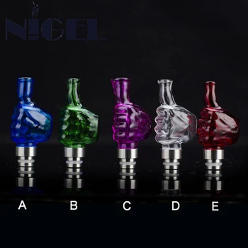 Nigel Big Finger Thumb Drip Tips 510 Plastic Drip Tip For Electronic Cigarette Atomizer Vape Mouthpieces
Nigel Big Finger Thumb Drip Tips 510 Plastic Drip Tip For Electronic Cigarette Atomizer Vape Mouthpieces