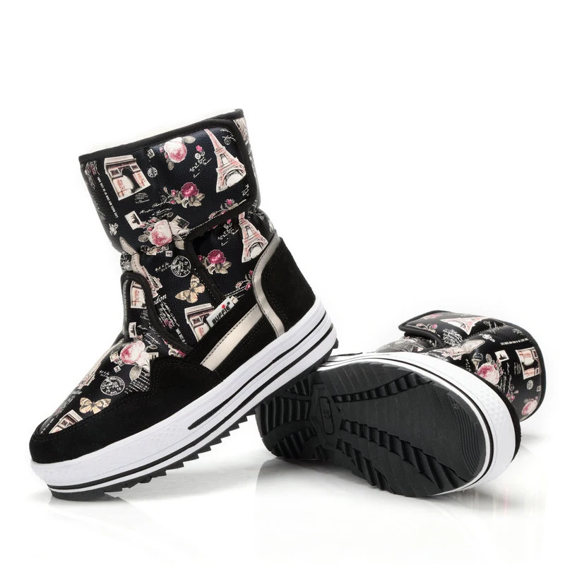 POADISFOO Boots Woman Shoes Winter Female warm fur water-resistant upper plus size non-slip sole Platform -30 warm JSH-M909
POADISFOO Boots Woman Shoes Winter Female warm fur water-resistant upper plus size non-slip sole Platform -30 warm JSH-M909