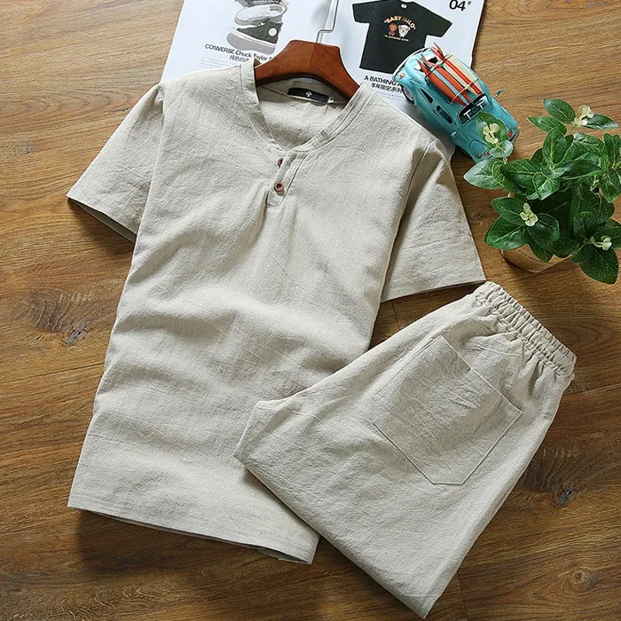 Free shipping men's large size Linen short sleeve t shirt casual v-neck loose two-piece suit t shirts set 8xl 9XL hip hop
Free shipping men's large size Linen short sleeve t shirt casual v-neck loose two-piece suit t shirts set 8xl 9XL hip hop