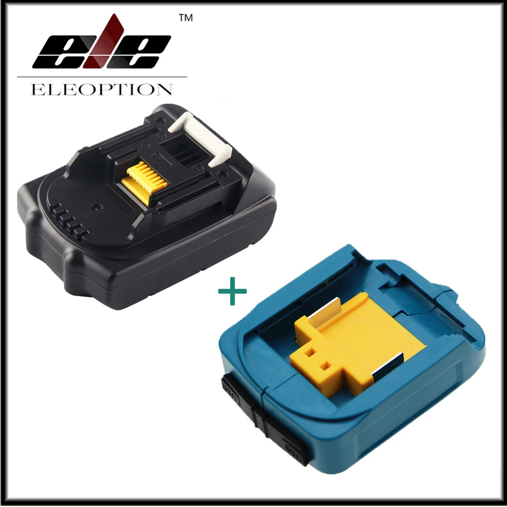 Eleoption 18V 2000mAh Li-ion Replacement Battery For MAKITA 194205-3 194309-1 BL1815 + USB Power Charger Adapter For Makita
Eleoption 18V 2000mAh Li-ion Replacement Battery For MAKITA 194205-3 194309-1 BL1815 + USB Power Charger Adapter For Makita