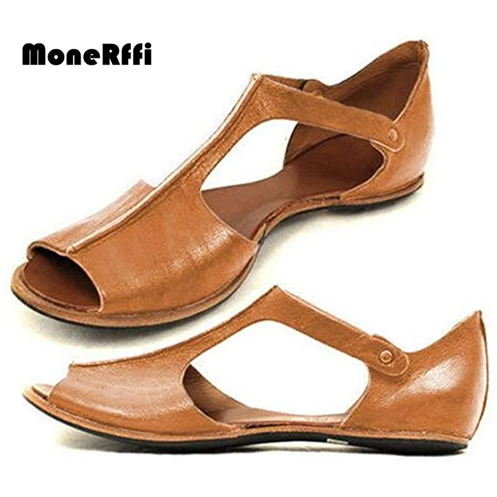 MoneRffi Summer Retro Fashion Scandals Summer Flat Shoes Femme Sandals Plus Size 2019 zapatos de mujer
MoneRffi Summer Retro Fashion Scandals Summer Flat Shoes Femme Sandals Plus Size 2019 zapatos de mujer