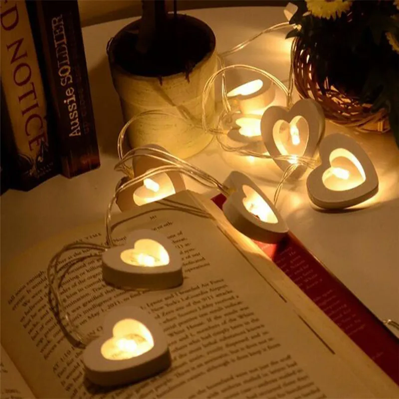 10 LED Wood Heart Lights String Christmas Decorations for Home Wedding Decoration Lights Birthday Party Decorations Kids Boda. Q
10 LED Wood Heart Lights String Christmas Decorations for Home Wedding Decoration Lights Birthday Party Decorations Kids Boda. Q
