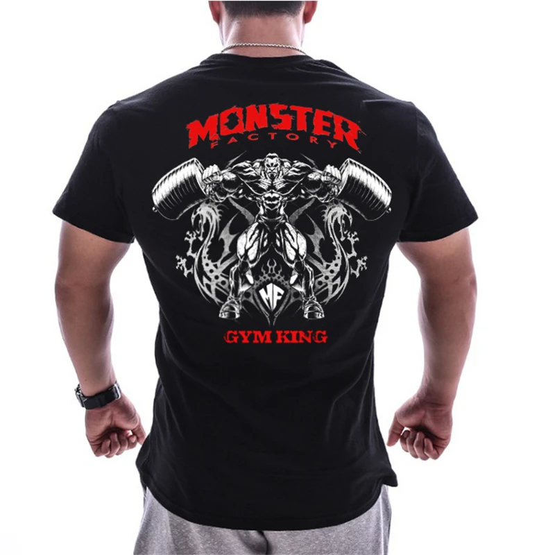 2019 Summer New Arrival Bodybuilding Fitness Mens Short Sleeve Letter T-shirt Gyms Shirt Men Muscle Tights Fitness T Shirt M-3XL
2019 Summer New Arrival Bodybuilding Fitness Mens Short Sleeve Letter T-shirt Gyms Shirt Men Muscle Tights Fitness T Shirt M-3XL