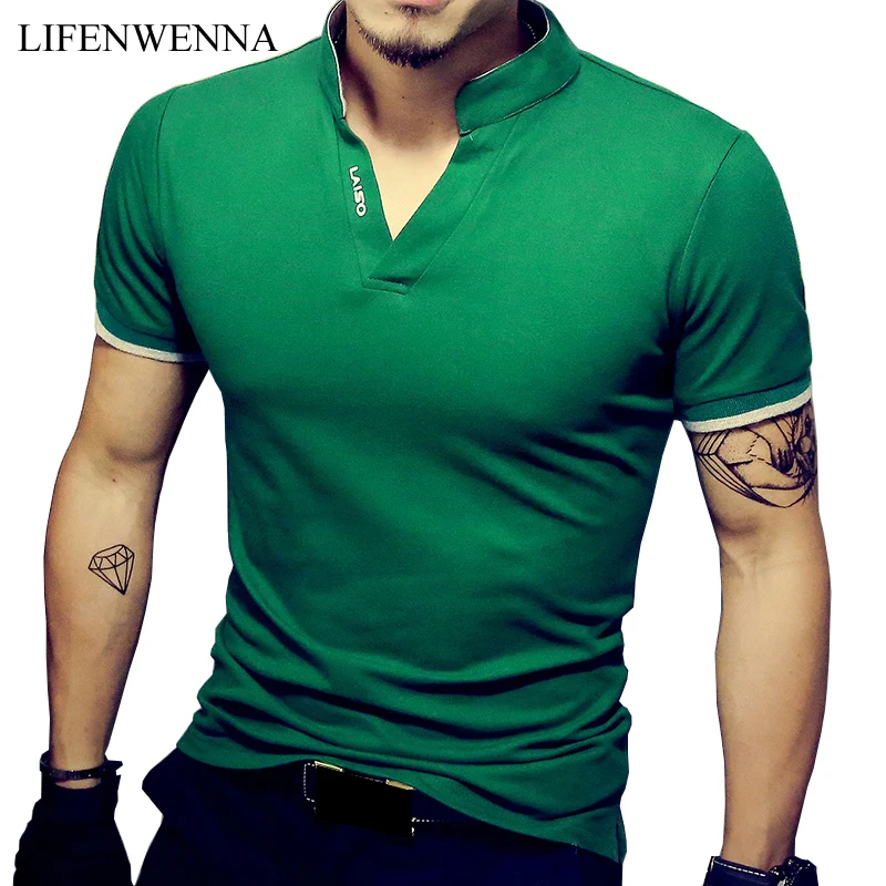 Summer New 2019 Fashion Brand Mens T Shirt Solid Color Short-Sleeve Slim Fit Shirt Men Cotton T Shirts Men Casual Tee Shirts 5XL
Summer New 2019 Fashion Brand Mens T Shirt Solid Color Short-Sleeve Slim Fit Shirt Men Cotton T Shirts Men Casual Tee Shirts 5XL