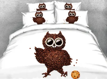 JF-143 Funny Chocolate beans shaped Cartoon Owl bedding queen size kids adult both available
JF-143 Funny Chocolate beans shaped Cartoon Owl bedding queen size kids adult both available