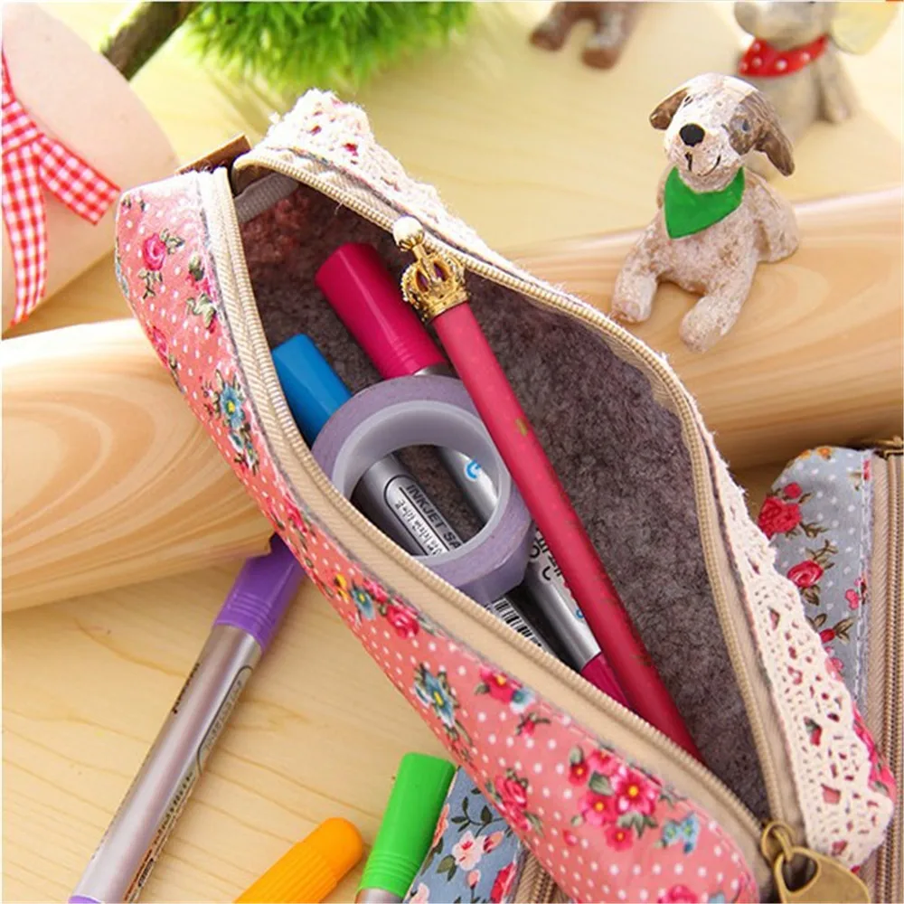 Vintage Retro Floral Pen Lace pencil case zipped holder stationery school Pouch High Quality Housekeeping Container Organizers
Vintage Retro Floral Pen Lace pencil case zipped holder stationery school Pouch High Quality Housekeeping Container Organizers