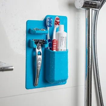 Seamless silicone toothbrush toothpaste case drain wall mount shelf storage box jewelry razor toiletries organize shower holder
Seamless silicone toothbrush toothpaste case drain wall mount shelf storage box jewelry razor toiletries organize shower holder