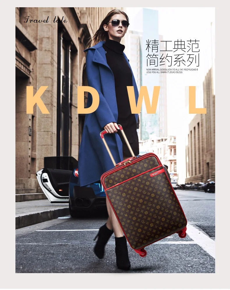 Travel tale Fashion 16/20/22/24 inches PVC High quality Rolling Luggage Spinner brand Travel Suitcase
Travel tale Fashion 16/20/22/24 inches PVC High quality Rolling Luggage Spinner brand Travel Suitcase