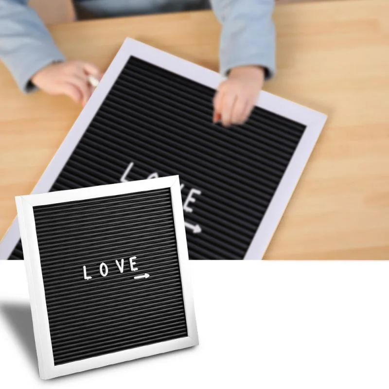 Felt Letter Board Sign Message Home Office Decor Board Oak Frame White Letters Symbols Numbers Characters Bag 25x25cm
Felt Letter Board Sign Message Home Office Decor Board Oak Frame White Letters Symbols Numbers Characters Bag 25x25cm