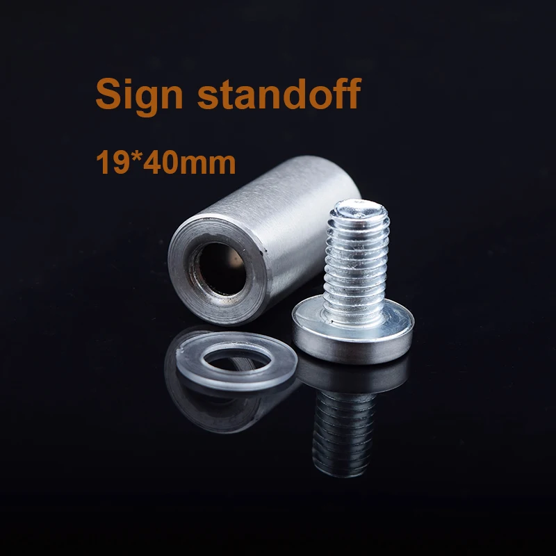 DHL Free Shipping Hollow & Brush Advertising Fixing Screws Standoff 19*40mm wall-mounted sign holder 200pcs/lot
DHL Free Shipping Hollow & Brush Advertising Fixing Screws Standoff 19*40mm wall-mounted sign holder 200pcs/lot