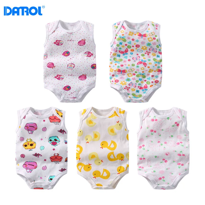 DANROL Baby boy girls cotton Bodysuits Newborn Baby cotton Sleeveless Underwear Infant Kids soft bodysuit 5 pieces/lot
DANROL Baby boy girls cotton Bodysuits Newborn Baby cotton Sleeveless Underwear Infant Kids soft bodysuit 5 pieces/lot