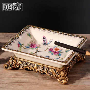 American ashtray crack personalized home living room decor decoration luxury hotel porcelain ashtray table
American ashtray crack personalized home living room decor decoration luxury hotel porcelain ashtray table