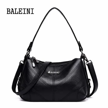 BALEINI Brand Designer Women Messenger Bags Crossbody Soft PU Leather Shoulder Bag High Quality Fashion Women Bags Handbags
BALEINI Brand Designer Women Messenger Bags Crossbody Soft PU Leather Shoulder Bag High Quality Fashion Women Bags Handbags