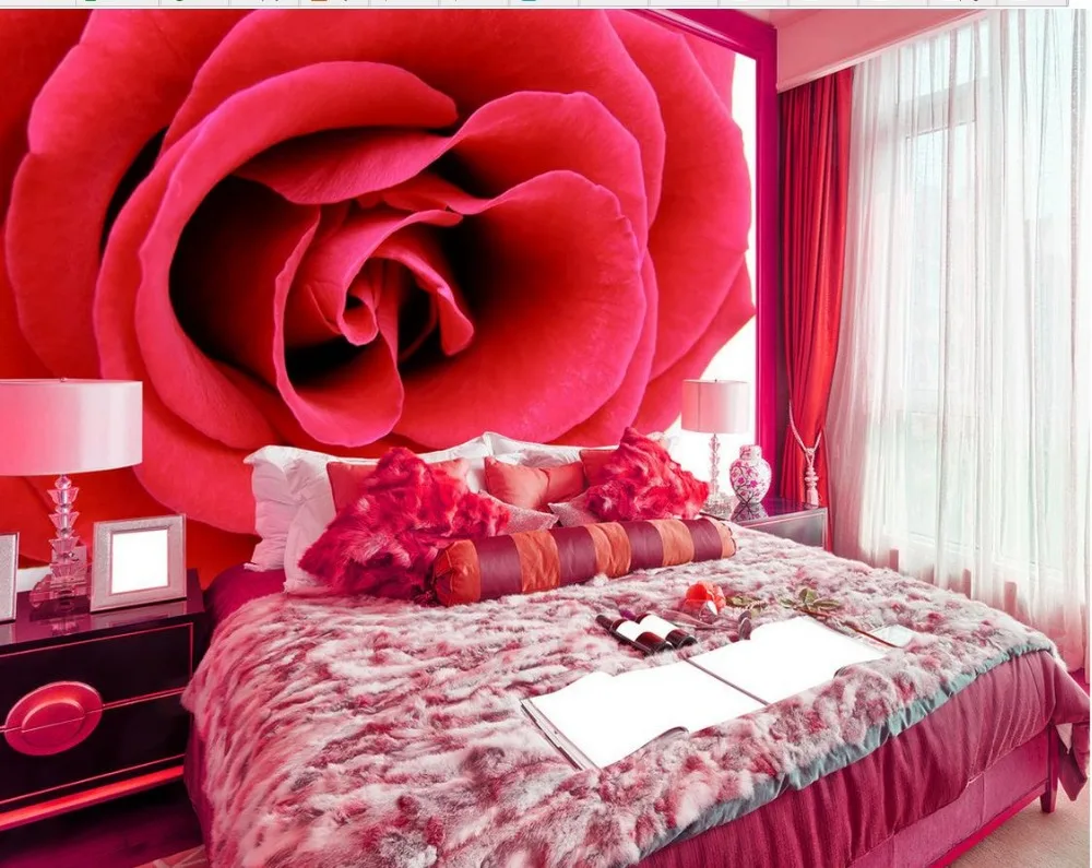 Роза в спальне - 51 фото