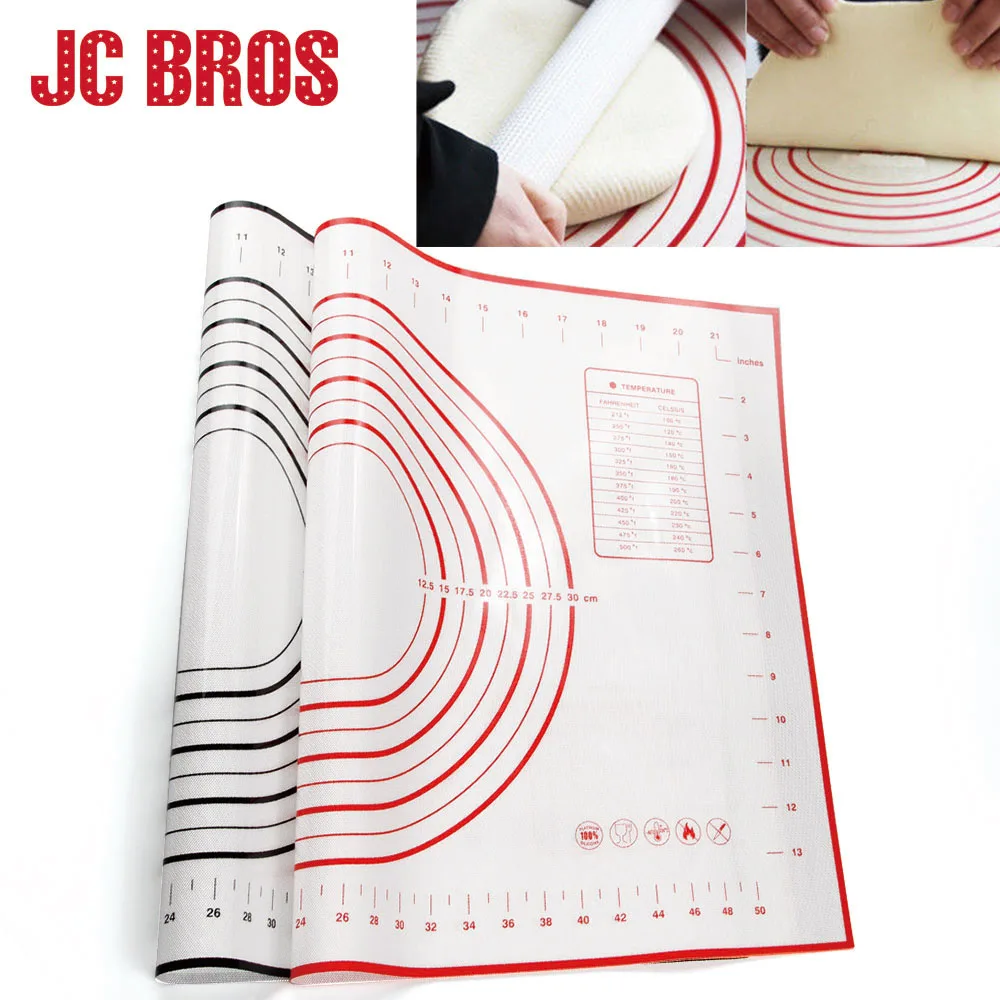 40*60cm Non-stick Rolling Dough Mat Oven Silicone Baking Mats Pastry Tools Heat Resistance Liner Pad Kneading Dough Baking Mat
40*60cm Non-stick Rolling Dough Mat Oven Silicone Baking Mats Pastry Tools Heat Resistance Liner Pad Kneading Dough Baking Mat