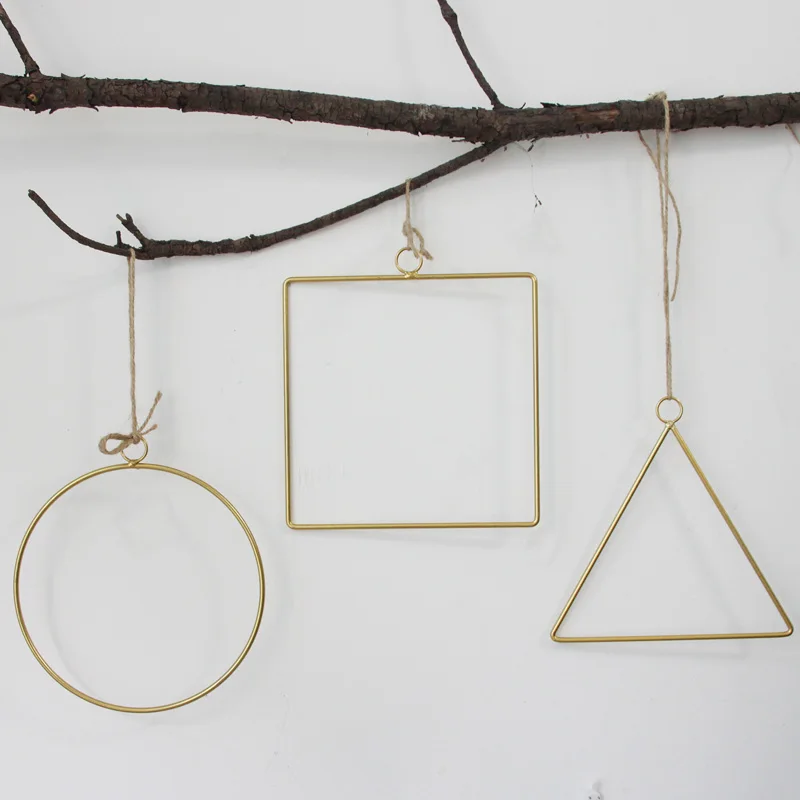 Geometric hoop artware Home hanging decoration for home wall room decoration nordic style Crafts Presented a hemp rope
Geometric hoop artware Home hanging decoration for home wall room decoration nordic style Crafts Presented a hemp rope