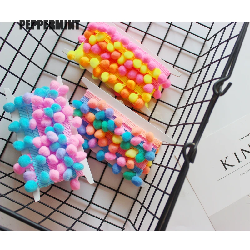 2yards/lot Neon Pompom Ball 25mm Pom Pom Lace Trim Ball Braid Lace Fringe Ribbons Fabric DIY Sewing Handmade Accessory
2yards/lot Neon Pompom Ball 25mm Pom Pom Lace Trim Ball Braid Lace Fringe Ribbons Fabric DIY Sewing Handmade Accessory