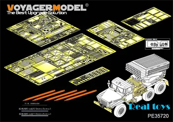 Voyager MODEL 1/35 PE35720 Modern Russian BM-21 Grad Multiple Rocket Launcher Late Basic (For TRUMPETER 01013)
Voyager MODEL 1/35 PE35720 Modern Russian BM-21 Grad Multiple Rocket Launcher Late Basic (For TRUMPETER 01013)