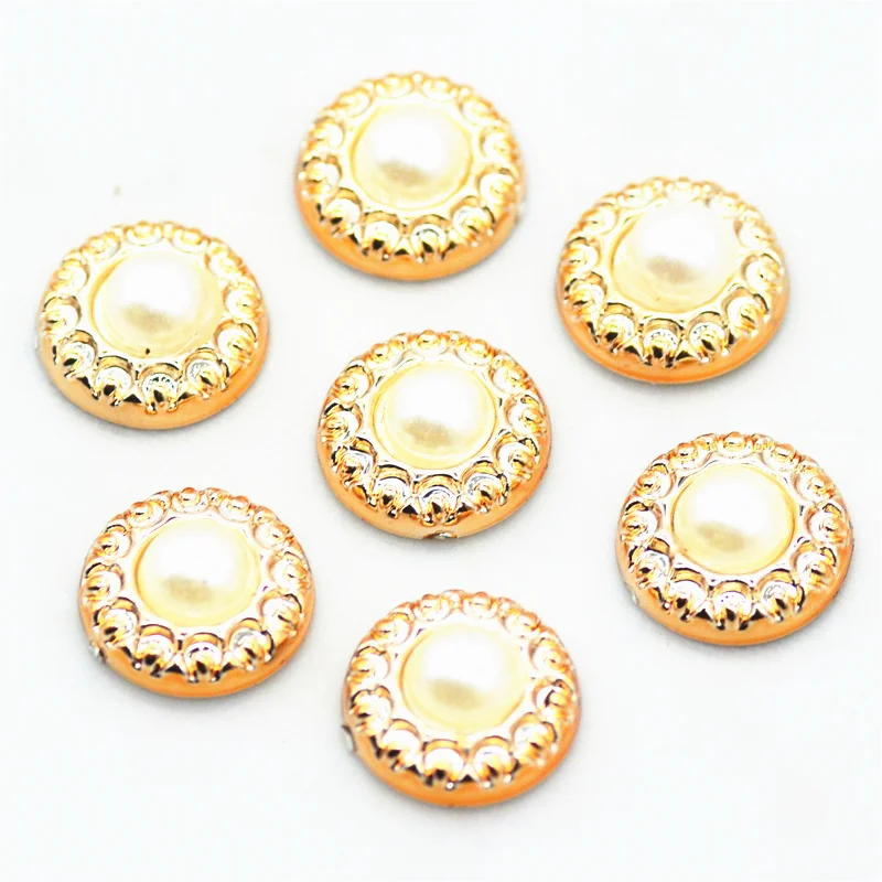 50PCS Golden Color Plasctic Pearl Flatback Garment Buttons|Sunflower Shape Decoration Buttons|Paste On Buttons
50PCS Golden Color Plasctic Pearl Flatback Garment Buttons|Sunflower Shape Decoration Buttons|Paste On Buttons