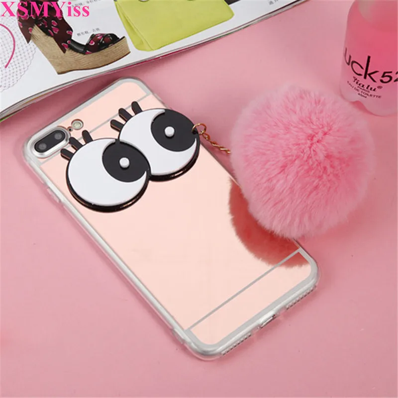 Cute Big Eyes With Rabbit Fur Ball Bling Mirror Case For Samsungj5 j7 j4 j6 j8 A5 A7 A9 A8 A6 PLUS 2017 2018 A80Soft Phone Case
Cute Big Eyes With Rabbit Fur Ball Bling Mirror Case For Samsungj5 j7 j4 j6 j8 A5 A7 A9 A8 A6 PLUS 2017 2018 A80Soft Phone Case