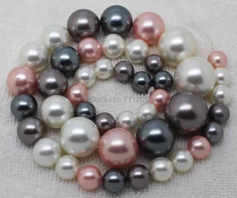 8-16mm Beautiful Shell pearl Gradually Round loose beads 18" 3# ,Min. Order is $10,we provide mixed wholesale for all items !
8-16mm Beautiful Shell pearl Gradually Round loose beads 18" 3# ,Min. Order is $10,we provide mixed wholesale for all items !