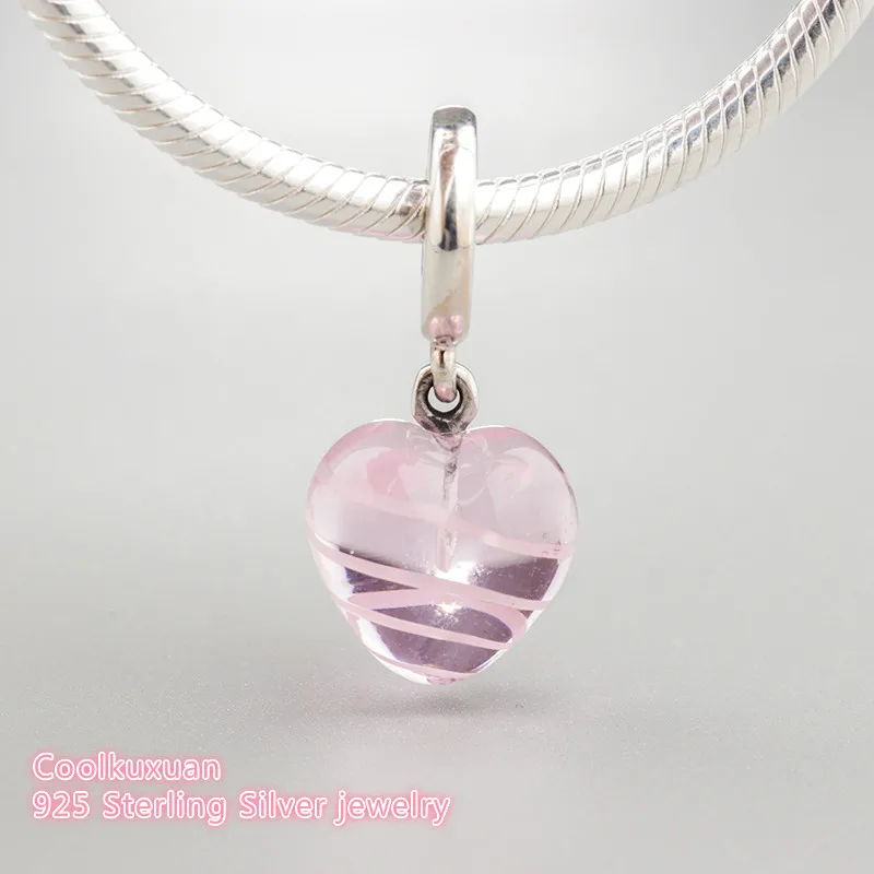 2019 Spring 925 Sterling Silver Pink Ribbon Heart Dangle Charm, Murano Glass Charm Beads Fit Original Pandora Charms Bracelet
2019 Spring 925 Sterling Silver Pink Ribbon Heart Dangle Charm, Murano Glass Charm Beads Fit Original Pandora Charms Bracelet