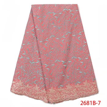 2019 High Quality african lace fabric Nigerian Swiss Lace Fabric French embroidered lace fabric with stones for women KS2681B-7
2019 High Quality african lace fabric Nigerian Swiss Lace Fabric French embroidered lace fabric with stones for women KS2681B-7