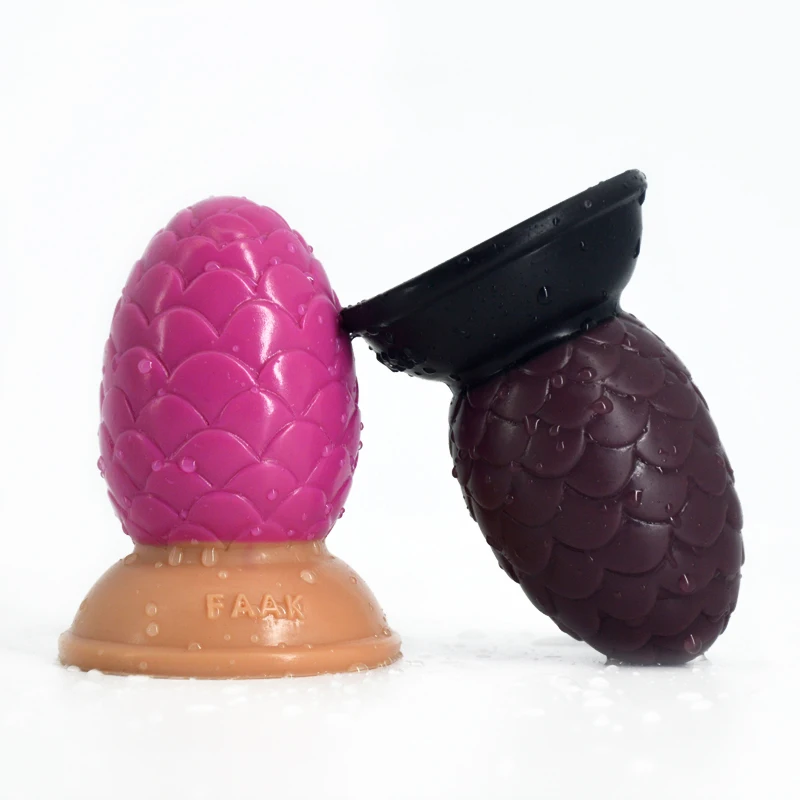 New Product Pine Cone Shape Dildo Silicone Anal Plug Designed Sex Toy For Adult Woman Masturbate Insert Vagina Erotic Store