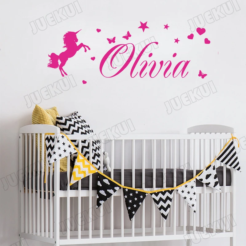 Unicorn Stars Personalized Name Removable Wall Stickers for Kids Room Girls Bedroom Vinyl Art Wallpaper Decals Home Decor TA85
Unicorn Stars Personalized Name Removable Wall Stickers for Kids Room Girls Bedroom Vinyl Art Wallpaper Decals Home Decor TA85