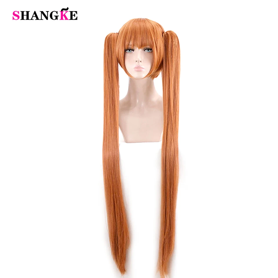 SHANGKE Orange Double Ponytail Wigs Synthetic Hair Halloween Costumes Party High Temperature Fiber Cosplay Wig
SHANGKE Orange Double Ponytail Wigs Synthetic Hair Halloween Costumes Party High Temperature Fiber Cosplay Wig