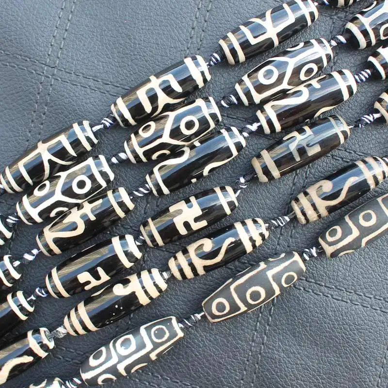 Black Dzi agates 14x40mm Oval Beads , 8pcs per strand , For DIY Jewelry Making !We provide mixed wholesale for all items!
Black Dzi agates 14x40mm Oval Beads , 8pcs per strand , For DIY Jewelry Making !We provide mixed wholesale for all items!