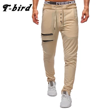 T-Bird Pants Men 2018 Brand Joggers Hip Hop Sweatpants Pantalon Hombre Fashion Streetwear Trousers Men Zip Pocket Men Pants ZQKA 
T-Bird Pants Men 2018 Brand Joggers Hip Hop Sweatpants Pantalon Hombre Fashion Streetwear Trousers Men Zip Pocket Men Pants ZQKA