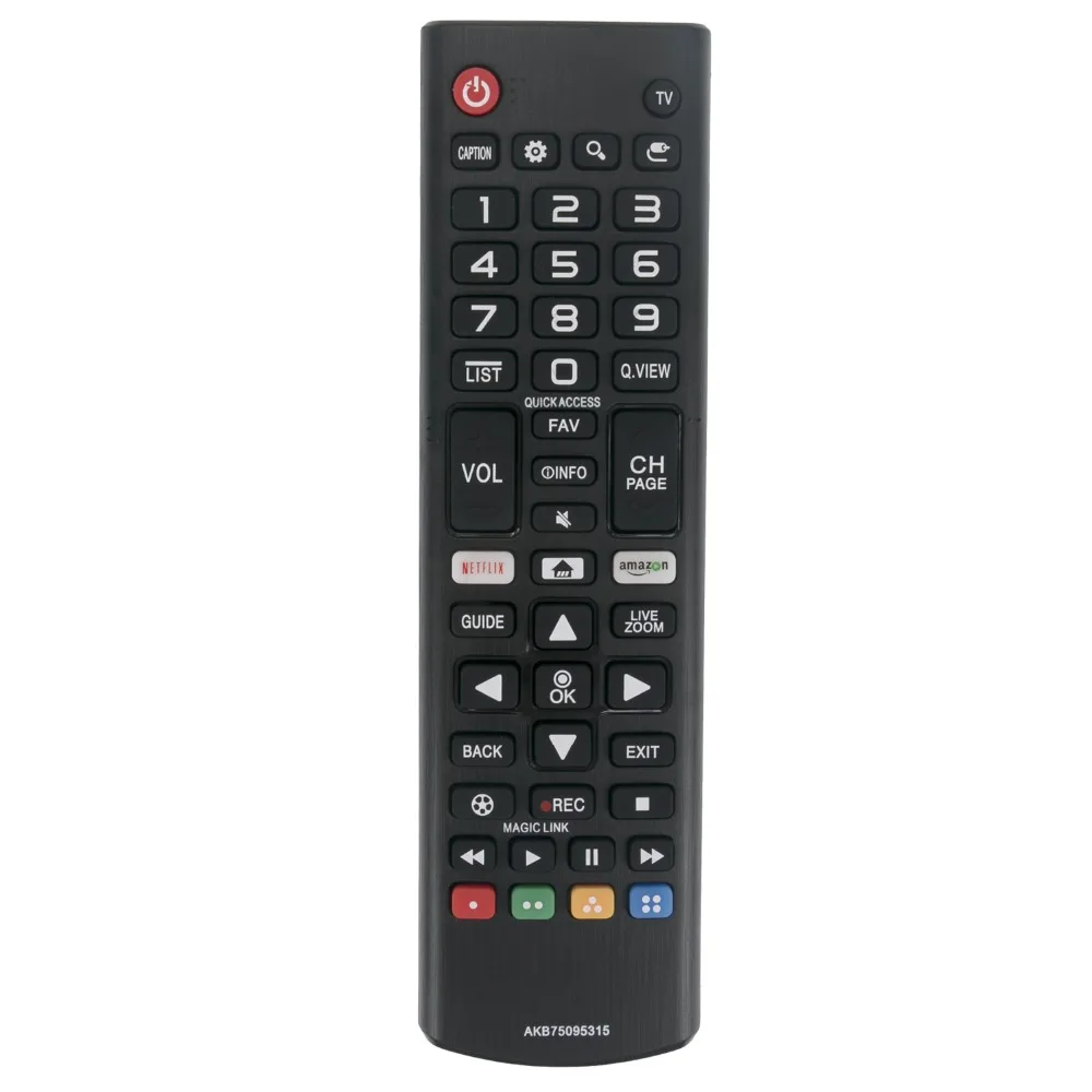 New AKB75095315 Replaced Remote Control fit for LG TV 43LJ5500 55LJ5550 2LJ600B 32LJ600D 43LJ550T
New AKB75095315 Replaced Remote Control fit for LG TV 43LJ5500 55LJ5550 2LJ600B 32LJ600D 43LJ550T
