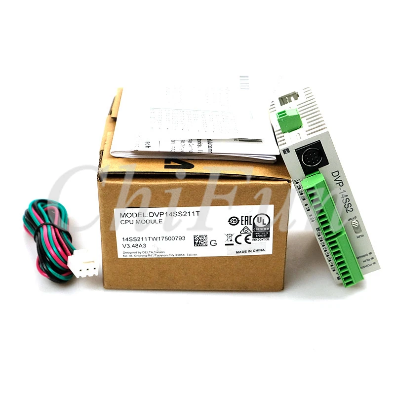 Freeshipping Delta DVP14SS211T PLC SS2 series DC power 14-point 8DI 6DO (NPN transistor) Programmable controller
Freeshipping Delta DVP14SS211T PLC SS2 series DC power 14-point 8DI 6DO (NPN transistor) Programmable controller