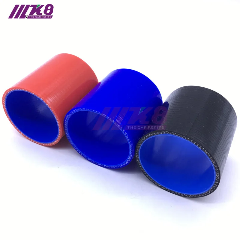 

0 degree Straight Silicone Hose/Tube 38 45 51 57 63 70 76 83 89 96 102MM Rubber Joiner Tube for Intercooler Cold air intake Pipe