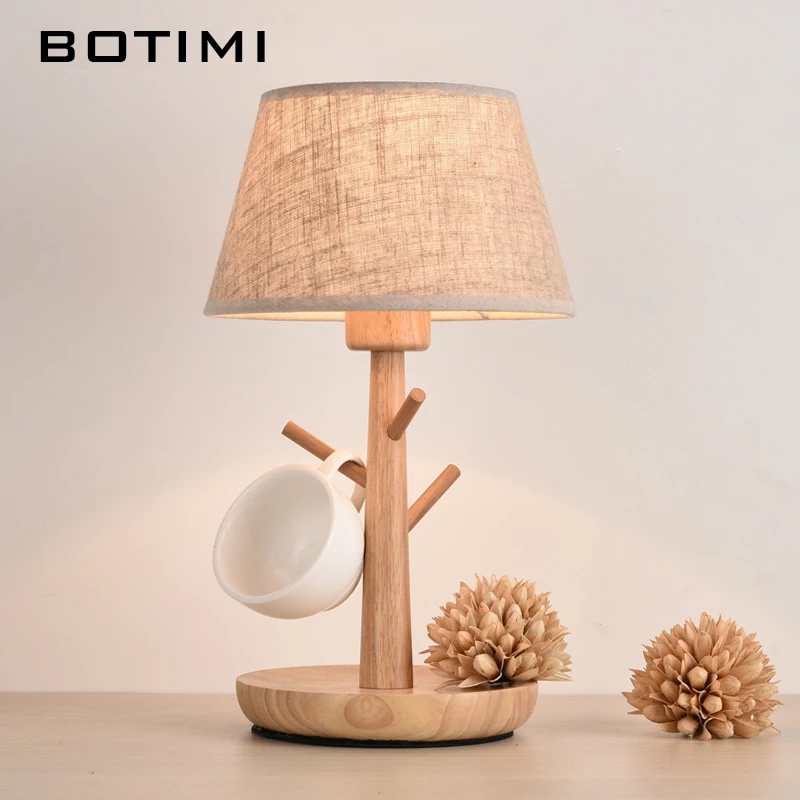 BOTIMI Wooden Storage Hook Table lamp with E27 Dimmer Switch Fabric Lampshade Deco Luminaria For Living Room
BOTIMI Wooden Storage Hook Table lamp with E27 Dimmer Switch Fabric Lampshade Deco Luminaria For Living Room